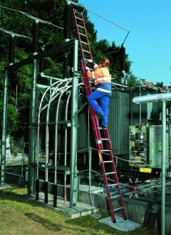 Plastične drsne prislonske lestve do 1000 Volt